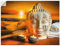 ARTland Wanddeko Wandtattoo selbstklebende Vinylfolie Buddha Buddhismus Zen Spa Wellness Entspannung T5OK