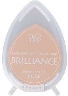 Tsukineko Brilliance Dew Drop Stempelkissen, Sandbeige, Sand Beige, Einheitsgröße