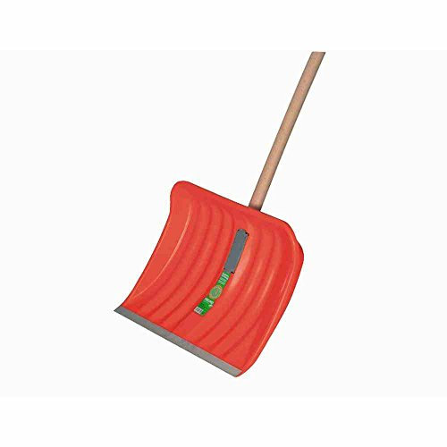 Freund 2030507 Kunststoff Schneeschieber 50 cm AluKante mit Klemmfix-Stiel