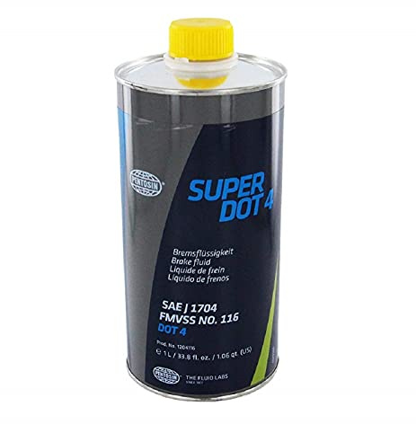 Pentosin 1204116 Corrosion Resistant Super Dot 4 Brake Fluid, 1 Liter, Pack of 1