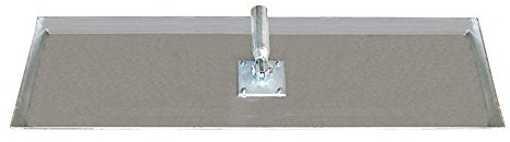 Stubai 440320 - Llana para extender hormigón, plana, movible, con pieza de encaje de mango (890 x 300 mm)