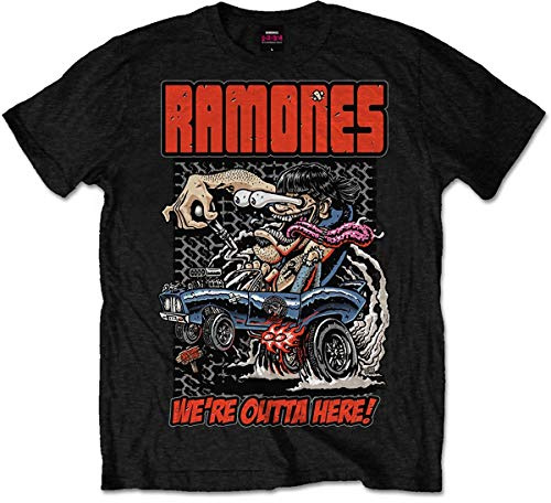 Ramones Outta Here T-Shirt Black XL