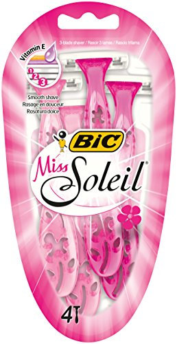 BIC Miss Soleil Rasoirs Jetables pour Femme - Blister de 4