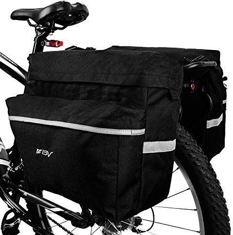BV Bv-BA104P Fahrradtaschen, Schwarz, Large
