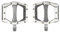 Cube RFR Flat Race Pedale grau
