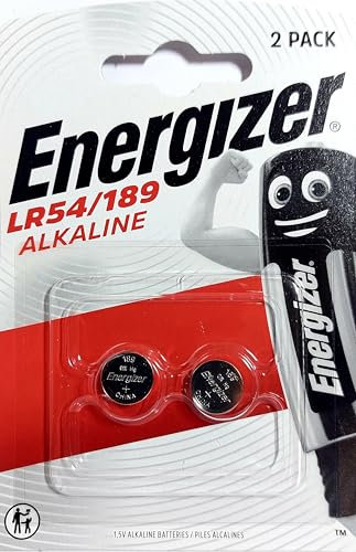 Pile bouton alcaline 1,5V - LR54 - 189 - Lot de 2 - Energizer
