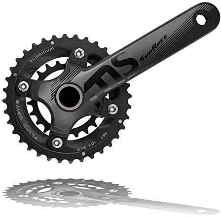 SunRace Doppel Vorne 2 x 10 MTB Crankset Kette Set MS66 36 22T