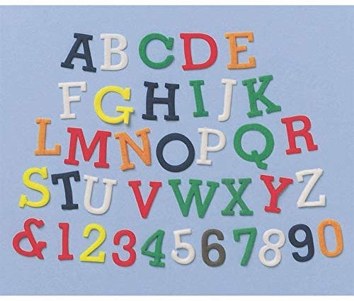 FMM Upper Case Block Alphabet & Number Tappit Cutters Set