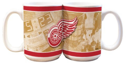Memory Company NHL Detroit Red Wings 15-Ounce weiß Nostalgie Tasse (2 Pack)