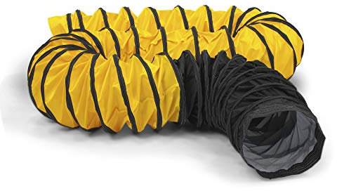 TROTEC SP-C Schlauch 425 mm, 7,6 m Kombischlauch zum Heizgeräteanschluss Anschluss an mobile Öl- oder Elektroheizaggregate