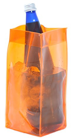Koala Internacional Hosteleria Cubitera Plegable con Asas, PVC, Naranja, Talla única