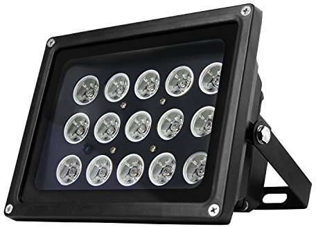 INSTAR IN-907 | Infrarot-Scheinwerfer 850nm | IR Nachtsicht-Beleuchtung | Hochleistungs-LED | Sicherheitsüberwachung | Outdoor & Indoor | Kompatibel mit Überwachungskameras