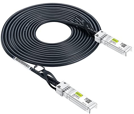 10Gtek für Ubiquiti UniFi SFP+ to SFP+ Kabel 5-Meter(16.5ft), 10GBASE-CU SFP+ Direct Attach Copper(DAC) Twinax Kabel, Passiv