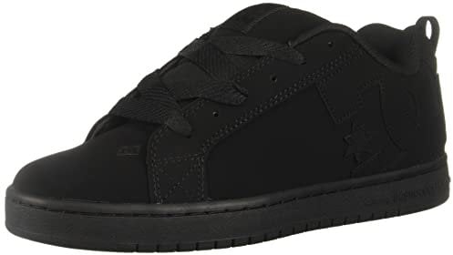 DC Shoes Court Graffik - Leather Shoes for Men - Lederschuhe - Männer - Schwarz