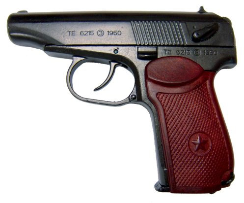 Russ.Makarov Pistole, Deko - Waffe Makarow - Russische Pistole - Passt in jede Sammlung