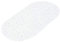 Douceur d'Intérieur Badewannenmatte in Kieseloptik, 69 x 36 x 1 cm weiß