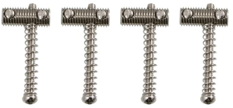 Bass Bridge Barrel Saddles, Vintage Style, Set of 4