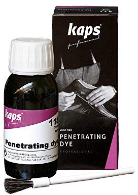 Kaps Leather Penetrating Dye, Farbe für Naturleder, 50 ml - Schwarz 118