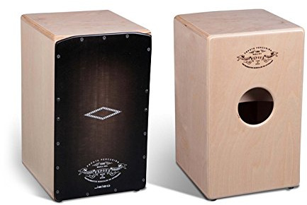 CAJON RUMBERO - Pepote (Jaleo) Colores (Tapa Natural) (28,5 X 29 X47 Cm.)