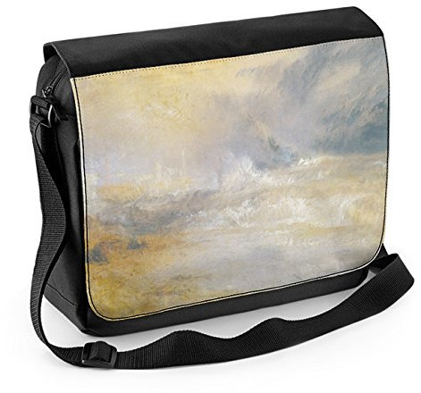William Turner Waves Breaking on a Lee Shore Laptop-Kuriertasche