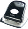 Herlitz 1610690 Aktenlocher 4mm schwarz mit Anschlag. Metall