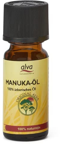 alva® Naturkosmetik - Manukaöl 10ml - 100% ätherisches Öl - aus reinem Wildwuchs