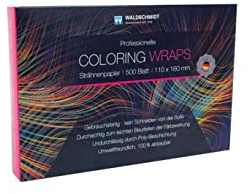Coloring Wraps 11 x 16 cm- Strähnenpapier