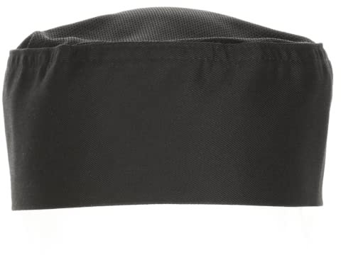 Chef Works Unisex Adulto Cool Vent Chef Beanie Accesorios de Ropa, Negro, Talla única EE. UU