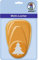 Ursus 19480025 - Motivlocher mit Hebel mittel, Tannenbaum, orange, ausgestanztes Motiv ca. 25,4 mm, aus Kunststoff mit Metallstanze, geeignet für Grammaturen von 160 220 g /qm