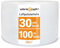 versando Premium Luftpolsterfolie 100m x 0,3m Versand, Verpackung, Umzug Noppenfolie Bubble Wrap LPF Rolle