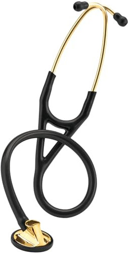 3M Littmann Master Cardiology, 2175, schwarz, 69 cm Schlauchlänge, 1 Stk., Black- Edition, Messing- Edition