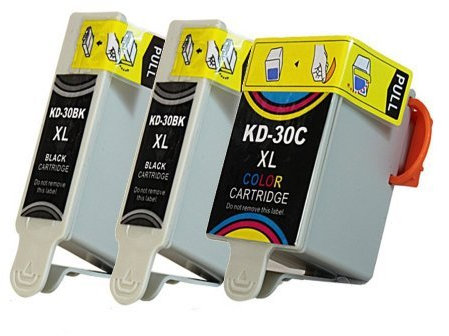 3 Druckerpatronen Tinte für Kodak ESP 1.2 ESP 3.2 ESP C 110 ESP Office 2150 ersetzen Kodak No. 30