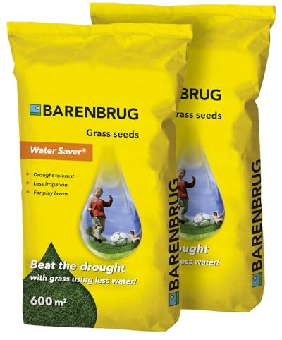 Rasensamen Barenbrug Water Saver 30 kg - Great in Grass - Mischung für Trockenflächen Grassamen