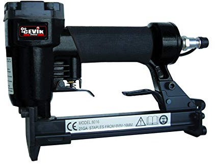 Cevik - Grapadora Neumática R80/16 - Clavadora Eficiente - Grapas 12.8mm - Potencia 4-7 Bar - Perfecta para Tapicería y Contra Chapados
