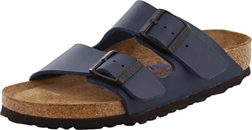 Birkenstock Arizona, Sandali unisex - adulto, blu, 40 (normale)