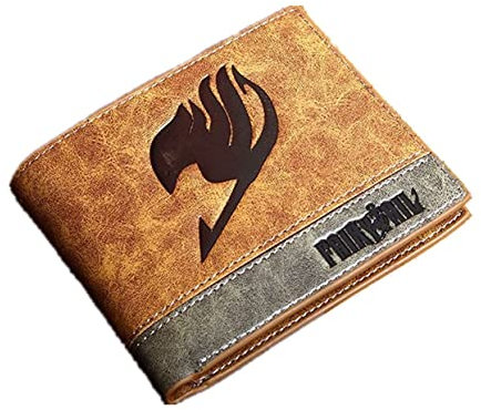 Fairy Tail Anime kurze Brieftasche aus PU-Leder mit Karteneinschüben
