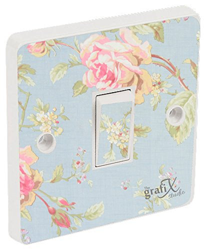Shabby Chic Pattern Light Switch Sticker Vinyl Decal / Skin cover sw68