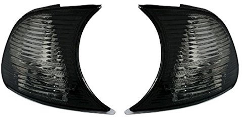Depo Frontblinker Set in Klarglas Schwarz Blinker