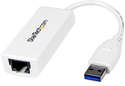 StarTech.com Adaptateur Réseau USB 3.0 vers Gigabit Ethernet - 10/100/1000 NIC - Adaptateur LAN USB vers RJ45 pour PC, Ordinateur Portable ou MacBook (USB31000SW)