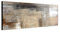 Abstraktes Wandbild beige rötlich altrosa 150x50cm Panorama Wandbild auf Leinwand und Keilrahmen fertig zum aufhängen - Unsere Bilder auf Leinwand bestechen durch ihre ungewöhnlichen Formate und den extrem detaillierten Druck aus bis zu 100 Megapixel hoch aufgelösten Fotos