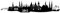 Skyline4u Wandtattoo Lübeck mit Sehenswürdigkeiten 50 x 9,9cm schwarz