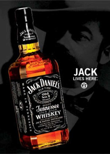 empireposter - Jack Daniels - Bottle 3D Poster - Größe (cm), ca. 47x67 - 3D Poster, NEU -
