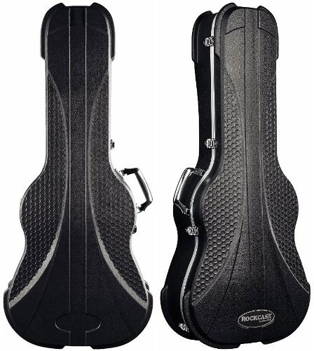ROCKCASE RC-ABS10508 BCT Premium Delux Line Koffer für Konzert-Gitarre, schwarz