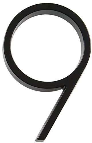 Distinctions by Hillman 843199 5-Inch Floating Mount House Black, Number 9