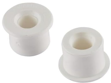 Schläfer | 690031 - Paar Gummitüllen für Universal-wc deckel, Anti-Rutsch-Pin-Einsatz zur Befestigung des Toiletten Sitze Scharnierlochs Ø 8 mm