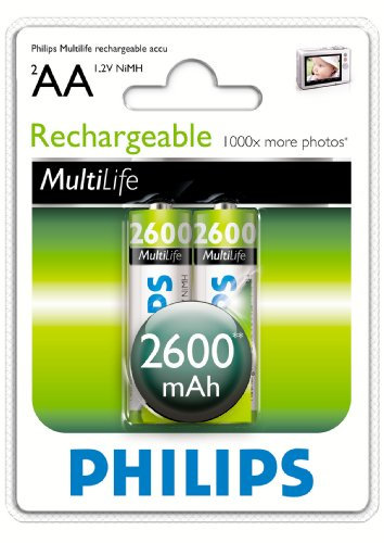 Philips Multilife Akku R6 2600mAh AA 2er Blister