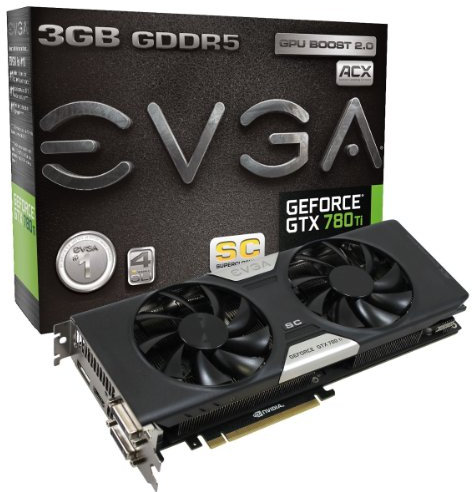 EVGA 03G-P4-2884-KR NVIDIA GeForce GTX 780 Ti 3GB scheda video