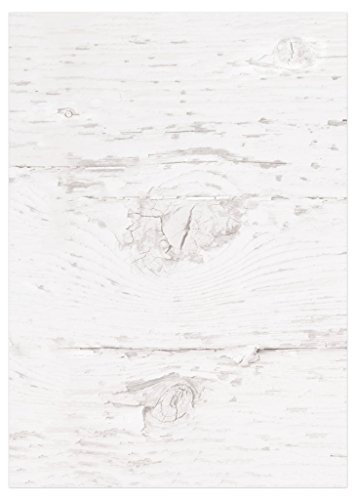 Logbuch-Verlag 100 Blatt Briefpapier Holz-Optik grau weiß zum Bedrucken & Basteln DIN A4 Motivpapier Druckerpapier beidseitig bedruckt Papier