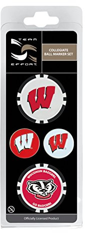 Team Effort Wisconsin Badgers Ball Marker Set
