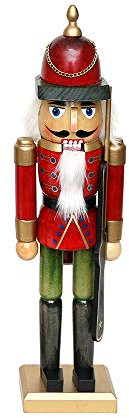 Dekohelden24 Precioso Cascanueces de Soldado en Rojo, Aprox. 40 cm